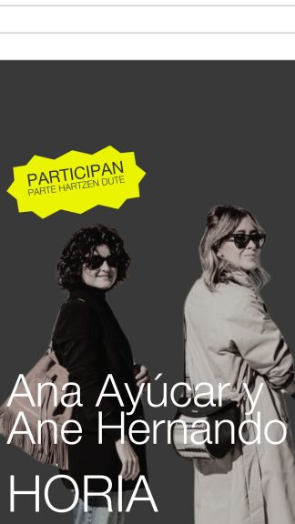 Ana Ayucar y Ane Hernando Ana Ayucar y Ane Hernando