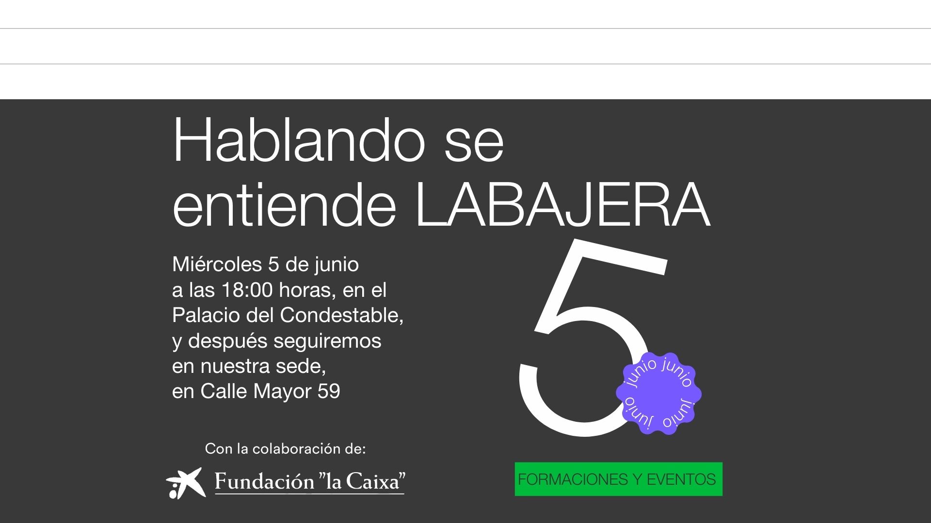 Hablando se entiende LABAJERA