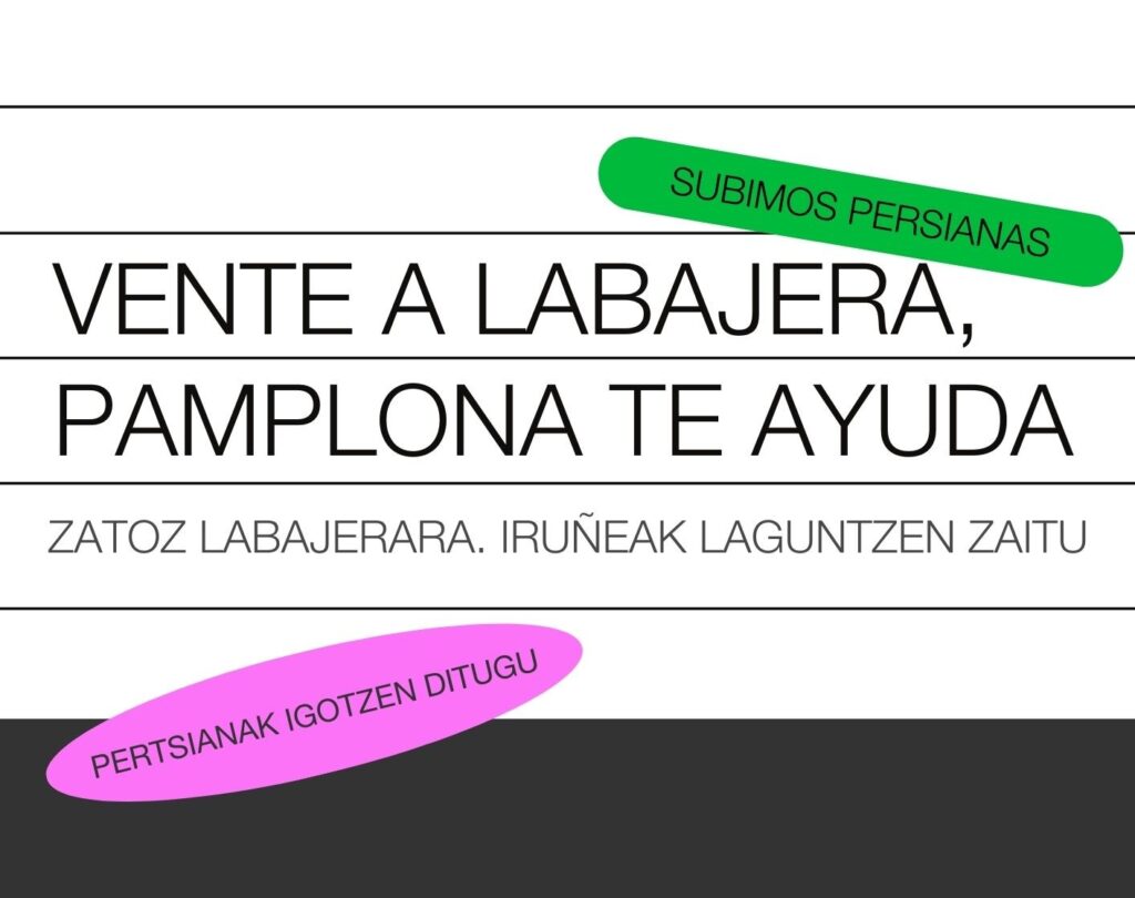 Vente a LABAJERA, Pamplona te ayuda 2024